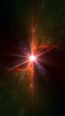 Kara delik, gezegenler ve galaksi, bilim kurgu duvar kağıdı. Derin uzayın güzelliği. Evrende milyarlarca galaksi kozmik sanat arka planı, dikey görüntü akıllı telefon arkaplanı için