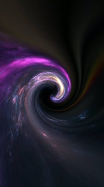 Kara delik, gezegenler ve galaksi, bilim kurgu duvar kağıdı. Derin uzayın güzelliği. Evrende milyarlarca galaksi kozmik sanat arka planı, dikey görüntü akıllı telefon arkaplanı için