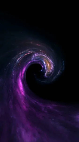 Agujero Negro Planetas Galaxia Fondo Pantalla Ciencia Ficción Belleza Del —  Fotos de Stock
