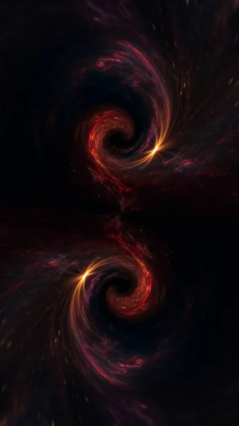 Trou Noir Planètes Galaxie Papier Peint Science Fiction Beauté Espace — Photo