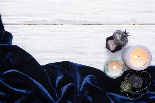 Kopya alanı olan beyaz sihirli tablo kavramı.