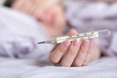 Yüksek vücut sıcaklığı kavramı.