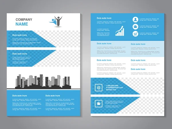 Design de brochure moderne — Image vectorielle