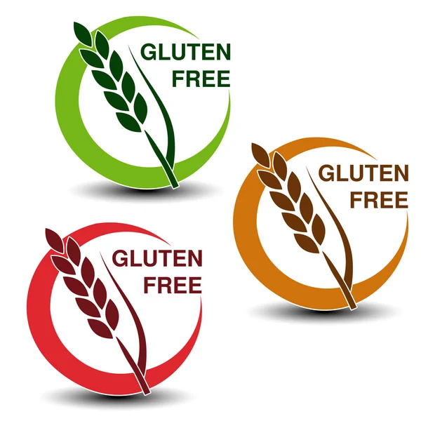 Gluten free symbols — Stock Vector