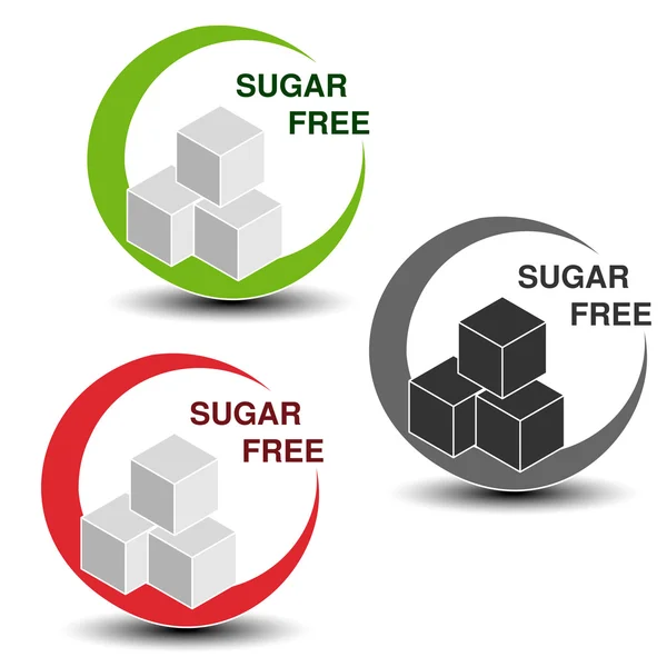 설탕 무료 기호 — 스톡 벡터