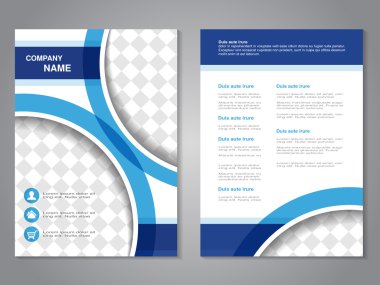 Modern broşür tasarımı  