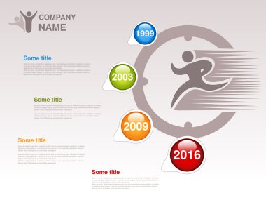 şirket Infographic şablonu
