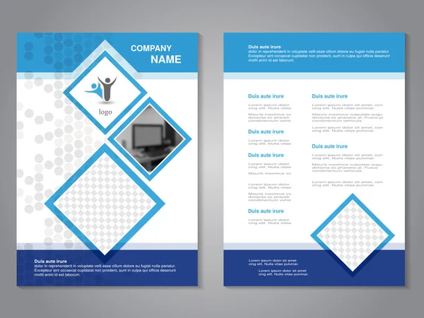 Design de brochure moderne — Image vectorielle