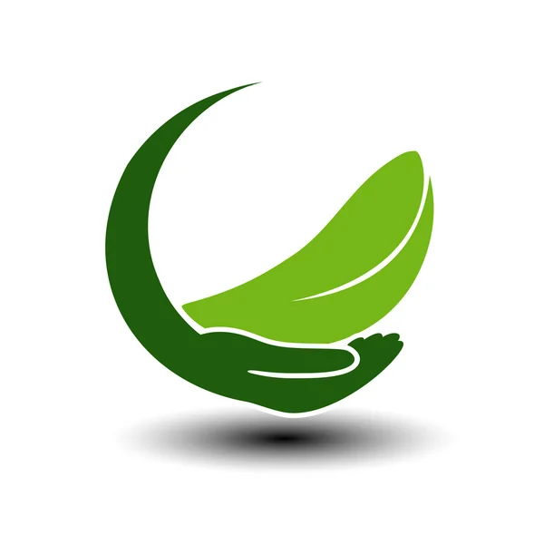 Symbol of green energy — Stock Vector