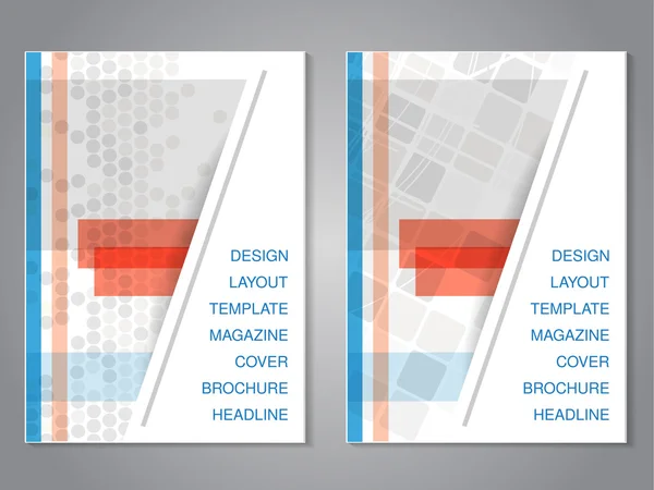 Сучасні брошура дизайн — стоковий вектор