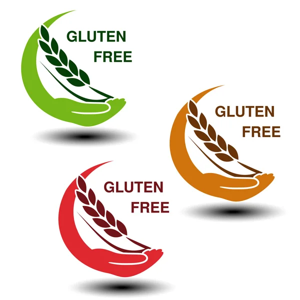 Glutenfreie Symbole — Stockvektor