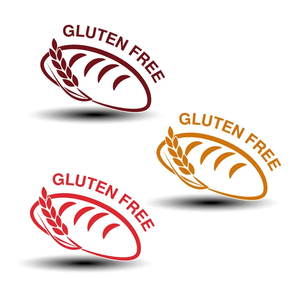 Glutenfreie Symbole — Stockvektor