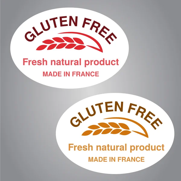 Gluten free symbols — Stock Vector