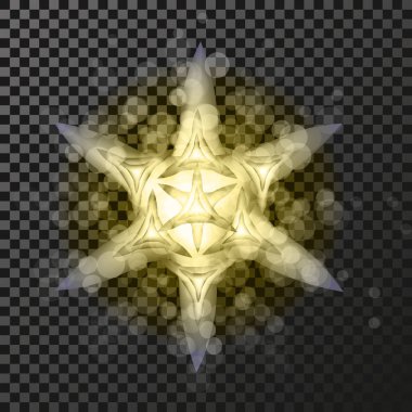 Vektör altın yıldız sembolü