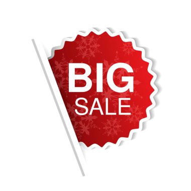 Vektör yuvarlak etiket