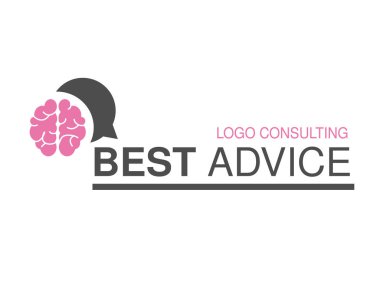 Logo tasarım sembolü konuşma balonu