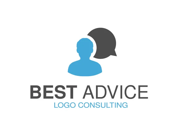 Logo tasarım sembolü konuşma balonu — Stok Vektör