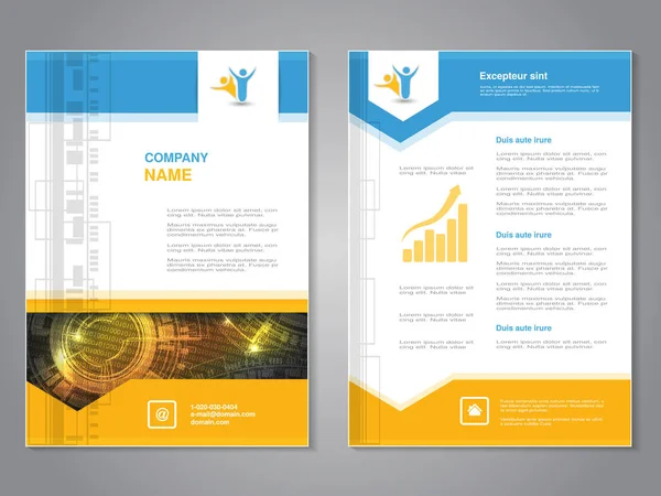 Brochure Vector Modern — Image vectorielle