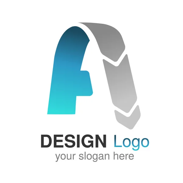 Alfabeto Fuente Original Vectorial Letra Diseño Del Logotipo Corporativo Icono — Archivo Imágenes Vectoriales