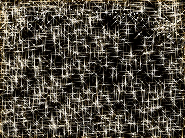 Illustration Vectorielle Élégant Fond Noir Noël Avec Des Étoiles Paillettes — Image vectorielle