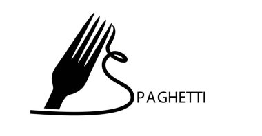 Restoran Menü dairesel simgesi. Vektör çizim