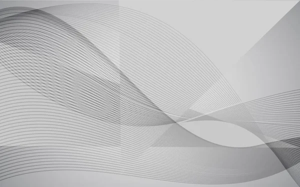 Modern Abstract Wave Background Line Design Vector Illustration — Stock Vector
