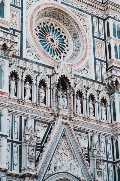 Katedra Santa Maria del Fiore, szczegółowy widok, Florencja, Toskania, Włochy — Zdjęcie stockowe