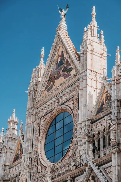 Catedral Duomo em Siena . — Fotografia de Stock