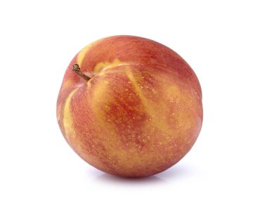 Beyaz arka plan üzerinde izole sarı Erik.