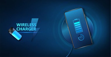 Akıllı telefon pilinin kablosuz şarj edilmesi