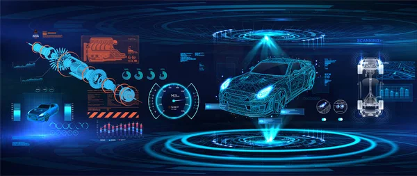 Düşük polimerli hologram otomatiği