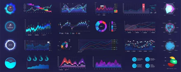 Colorful infographics template for business. UI Future Stock Vector ...