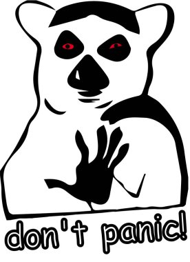 Panik yapmayın! Lemur yatıştırır