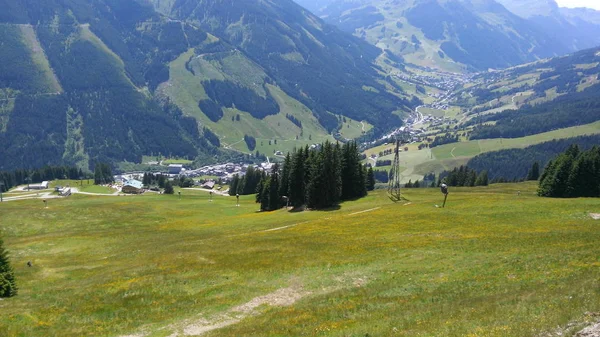 Beau Paysage Montagne Alpin — Photo