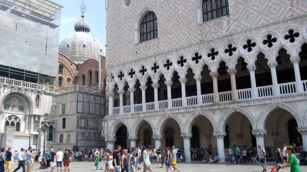 Blick Auf Den Palast Der Hunde Venedig — Stockfoto