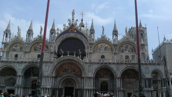 Blick Auf Die Markuskathedrale Venedig — Stockfoto