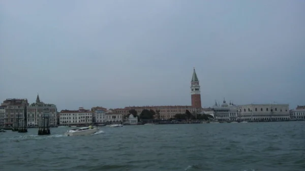 Blick Vom Meer Nach Venedig Italien — Stockfoto