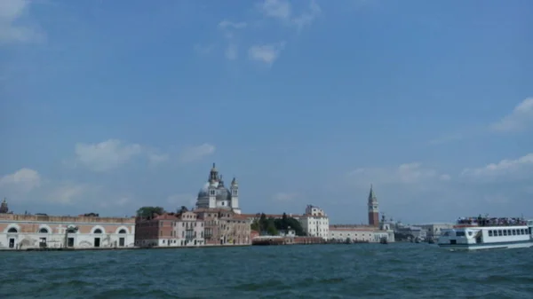 Blick Auf Die Stadt Venedig Vom Meer Aus — Stockfoto