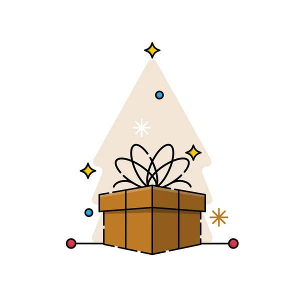 Gift box Vector illustration — Stock Vector