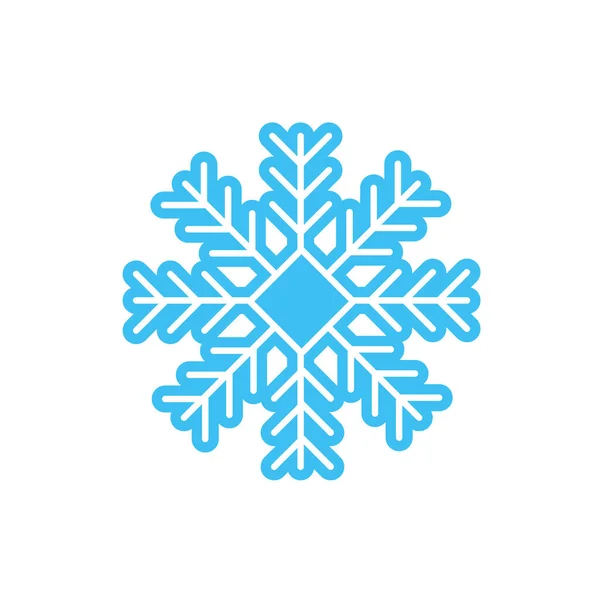 Copo de nieve icono vector ilustración — Archivo Imágenes Vectoriales