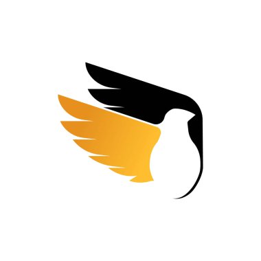 Dove Shield logo ikonu Vektörü. Soyut Uçan Güvercin kalkan logosu zarif siluet tasarım vektörü.