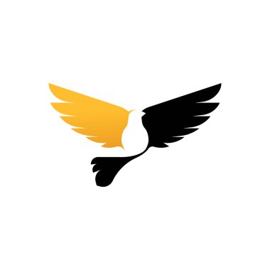 Dove logo ikonu Vektörü. Soyut Uçan Güvercin logosu zarif siluet tasarım vektörü Çizgi Sanat Biçimi.