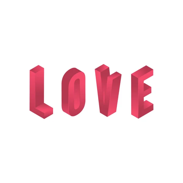 Amor logo texto vector . — Vector de stock