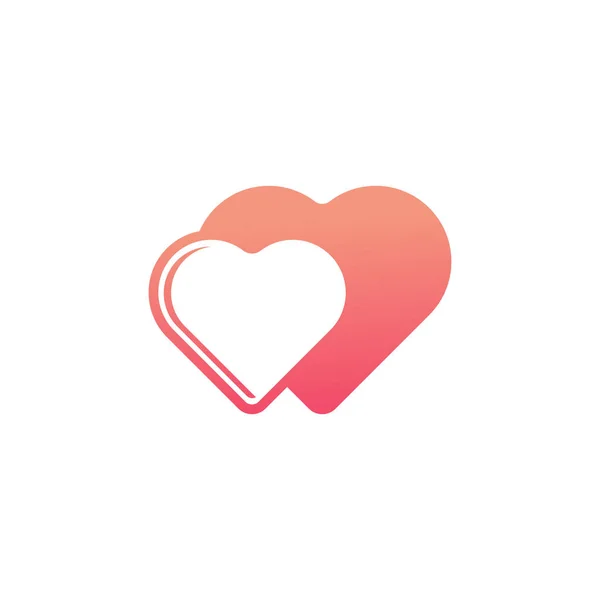 Icona del cuore. Arte icona del cuore. Icona del cuore eps . — Vettoriale Stock