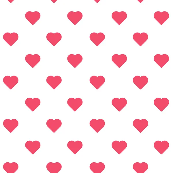 Love Hearts seamless pattern vector illustration. — 스톡 벡터