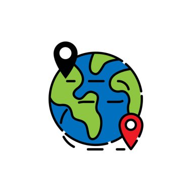 Seyrüsefer. Yönlendirme simgesi. Navigasyon vektörü. Navigasyon simgesi vektörü.