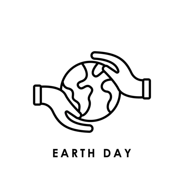 Erde. Umwelt-Symbol Erde. Tag der Erde. Earth Day Vektor. Earth Day Symbol Zeichen für Logo, Web, App, ui. — Stockvektor