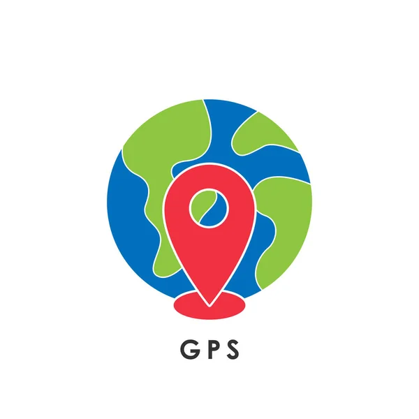 Gps. globales Ortungssystem. gps-Symbol. gps Vektor. gps Symbol-Vektor. gps-Logo. gps-Symbol. — Stockvektor