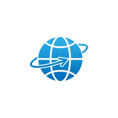 Globe icon vector design illustration. Globe vector illustration for website, mobile, graphic elements, logo, app, UI.