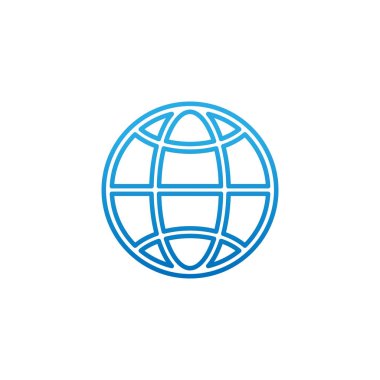 Globe icon vector design illustration. Globe vector illustration for website, mobile, graphic elements, logo, app, UI.